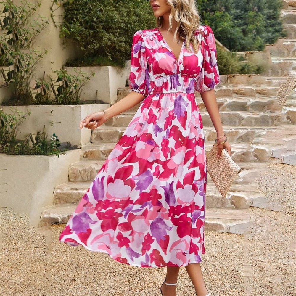 Puff Sleeve Dress